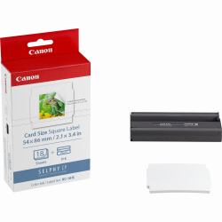 Canon Set inchiostro a colori KC-18IS e carta adesiva 54 x 86 mm, 18 fogli 