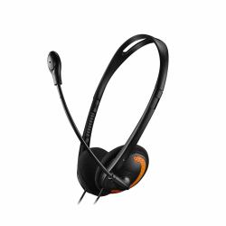Canyon CNS-CHS01BO cuffia e auricolare Cablato A Padiglione Gaming Nero, Arancione 