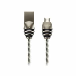 Canyon CNS-USBM5DG cavo USB USB 2.0 1 m Micro-USB A USB A Nero, Grigio 
