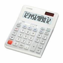 Casio DE-12E-WE calcolatrice Desktop Calcolatrice di base Bianco 