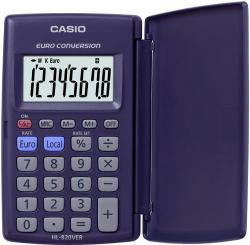 Casio HL-820VER calcolatrice Tasca Calcolatrice di base Blu 