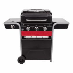 Char-Broil GAS2COAL 330 Grill Carbone + gas naturale Zona cottura Nero, Rosso, Acciaio inossidabile 