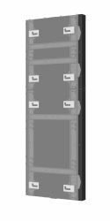 Chief TILSC1HUS accessorio per display video da parete Nero 