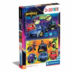 Clementoni Supercolor Batwheels Puzzle 20 pz Fumetti 