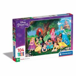 Clementoni Supercolor Disney Princess Puzzle 104 pz Cartoni 
