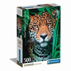 Clementoni High Quality Collection Jaguar in the Jungle Puzzle 500 pz Animali 