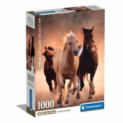 Clementoni Running Horses Puzzle 1000 pz Animali 
