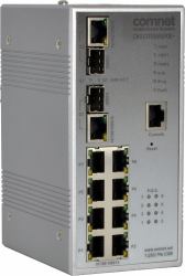 ComNet CNGE2FE8MSPOE+ switch di rete Gestito L2+ Gigabit Ethernet [10/100/1000] Supporto Power over Ethernet [PoE] DIN rail Argento 