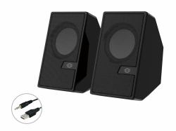 Conceptronic BJORN02B altoparlante 2-vie Nero Con cavo e senza cavo 6 W 