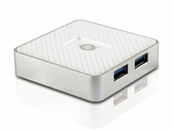 Conceptronic HUBBIES03W USB 3.2 Gen 1 [3.1 Gen 1] Type-A 5000 Mbit/s Bianco 