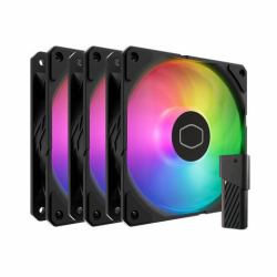Cooler Master SickleFlow Edge 120 ARGB 3-Pack Fan Kit Case per computer Ventilatore 12 cm Nero 1 pz 