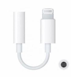 CoreParts MSPP74280 adattatore per inversione del genere dei cavi Lightning 3.5mm Audio Bianco 