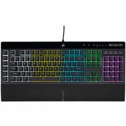 Corsair K55 RGB PRO tastiera Gaming USB QWERTY Inglese UK Nero  - Versione UK