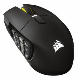 Corsair Scimitar Elite Wireless SE mouse Gaming Mano destra RF senza fili + Bluetooth Ottico 33000 DPI 