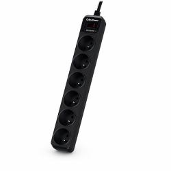 CyberPower Tracer III B0620SC0-FR protezione da sovraccarico Nero 6 presa[e] AC 200 - 250 V 1,8 m 