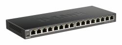 D-Link DGS-1016S switch di rete Non gestito Gigabit Ethernet [10/100/1000] Nero 