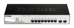 D-Link DGS-1210-10P switch di rete Gestito L2 Gigabit Ethernet [10/100/1000] Supporto Power over Ethernet [PoE] 1U Nero 