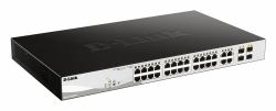 D-Link DGS-1210-24P switch di rete Gestito L2 Gigabit Ethernet [10/100/1000] Supporto Power over Ethernet [PoE] Nero 