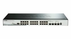 D-Link DGS-1510-28P switch di rete Gestito L3 Gigabit Ethernet [10/100/1000] Supporto Power over Ethernet [PoE] Nero 