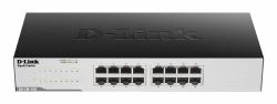 D-Link GO-SW-16G Non gestito L2 Gigabit Ethernet [10/100/1000] 1U Nero 