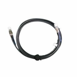 DELL 470-AATP cavo Serial Attached SCSI [SAS] 2 m 12 Gbit/s Nero, Metallico 