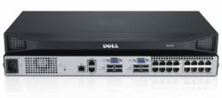 DELL DAV2216-G01 switch per tastiera-video-mouse [kvm] Montaggio rack Argento 
