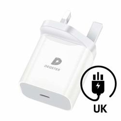 DEQSTER 60-2000140 Caricabatterie per dispositivi mobili Universale Bianco AC Ricarica rapida Interno 