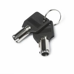 Dicota D31544 accessorio per il blocco dei cavi Chiave Nero 2 pezzo[i] 