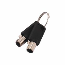 Dicota D31832 accessorio per il blocco dei cavi Chiave Nero, Argento 1 pezzo[i] 