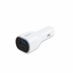 DICOTA D31932 Caricabatterie per dispositivi mobili Computer portatile, Smartphone, Tablet Bianco Accendisigari Auto 