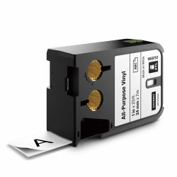 DYMO XTL nastro in vinile multiuso | 24 mm | nero su bianco 