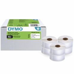 DYMO LW etichette originali multiuso | 32x57 mm | 6 rotoli da 1.000 etichette facili da staccare [6.000 pezzi] | autoadesive | per etichettatrici LabelWriter 