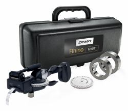 DYMO RHINO M1011 Strumento per Etichette a Rilievo Industriale | con Etichette in Alluminio e Acciaio Inossidabile | Custodia Resistente | Ideale per Fai-da-te e Costruzioni 