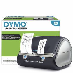 DYMO LabelWriter 450 Twin Turbo Stampante di etichette termica diretta | Stampa veloce di 71 etichette al minuto di etichette, codici a barre e altro | Connessione al computer | Per casa e ufficio 