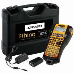 DYMO RHINO 5200 Stampante di Etichette Industriale con Custodia | Tasti Rapidi per Risparmio di TempoStampa VeloceStampante di Etichette Durevole per Cantieri e Lavori di Etichettatura Pesante 