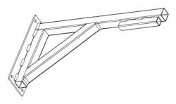 Da-Lite 10800157 accessorio per schermi di proiezione Staffa di supporto 