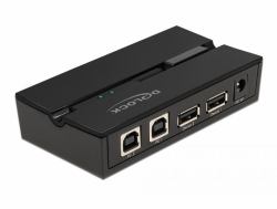 DeLOCK Interruttore USB 2.0 da 2 PC per 2 dispositivi 