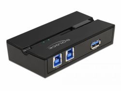 DeLOCK Interruttore USB 3.0 da 2 PC per 1 dispositivo 