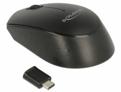 DeLOCK 12526 mouse Ufficio Ambidestro RF Wireless Ottico 1000 DPI 