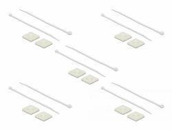 DeLOCK 18678 supporto per fascette Bianco Nylon 10 pezzo[i] 