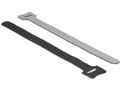 DeLOCK 18687 Velcro Nero 10 pezzo[i] 