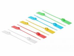 DeLOCK 18825 fascetta Releasable cable tie Plastica Colori assortiti 10 pezzo[i] 