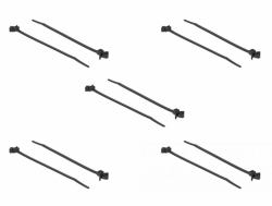 DeLOCK 18895 fascetta Releasable cable tie Nylon Nero 10 pezzo[i] 