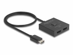 DeLOCK HDMI Switch 2 a 1 bidirezionale da 8K 