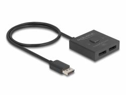 DeLOCK DisplayPort Switch 2 a 1 bidirezionale da 8K 