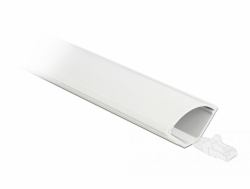 DeLOCK Passacavi angolare 43 x 23 mm - lunghezza 1 m bianco 