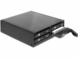 DeLOCK 47220 pannello drive bay Nero 