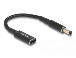 DeLOCK Cavo adattatore per portatile Cavo di ricarica USB Type-C femmina per 5,5 x 2,1 mm maschio 15 cm 