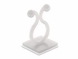 DeLOCK 60175 organizer per cavi Cable hook Pavimento Trasparente 10 pezzo[i] 