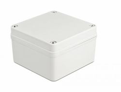 DeLOCK Alloggiamento di installazione IP65 impermeabile 125 x 125 x 75 mm grigio 
